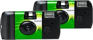 Fujifilm QuickSnap Flash 400 One-Time-Use Camera - 2 Pack