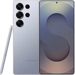 SAMSUNG Galaxy S25 Ultra Cell Phone, 256GB AI Smartphone, Unlocked Android, AI Camera, Fast Processor, Long Battery Life, 2025, US 1 Yr Manufacturer Warranty, Titanium Silverblue